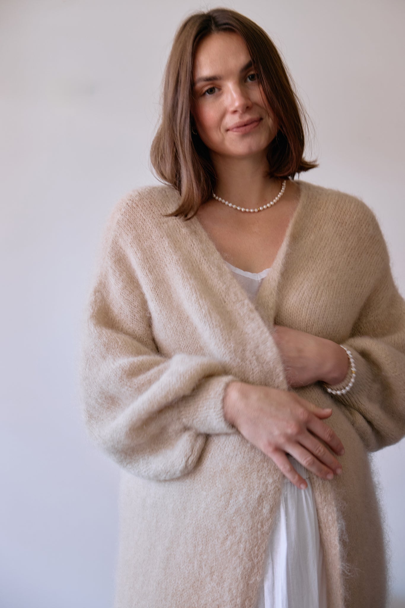 
                  
                    Mohair Wool Cardigan
                  
                