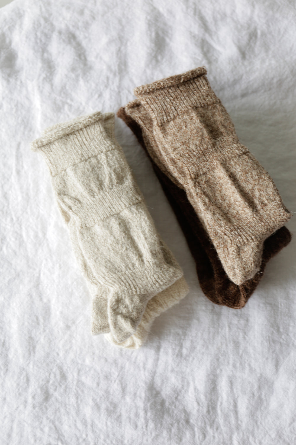 Alpaca & Linen Wool Socks