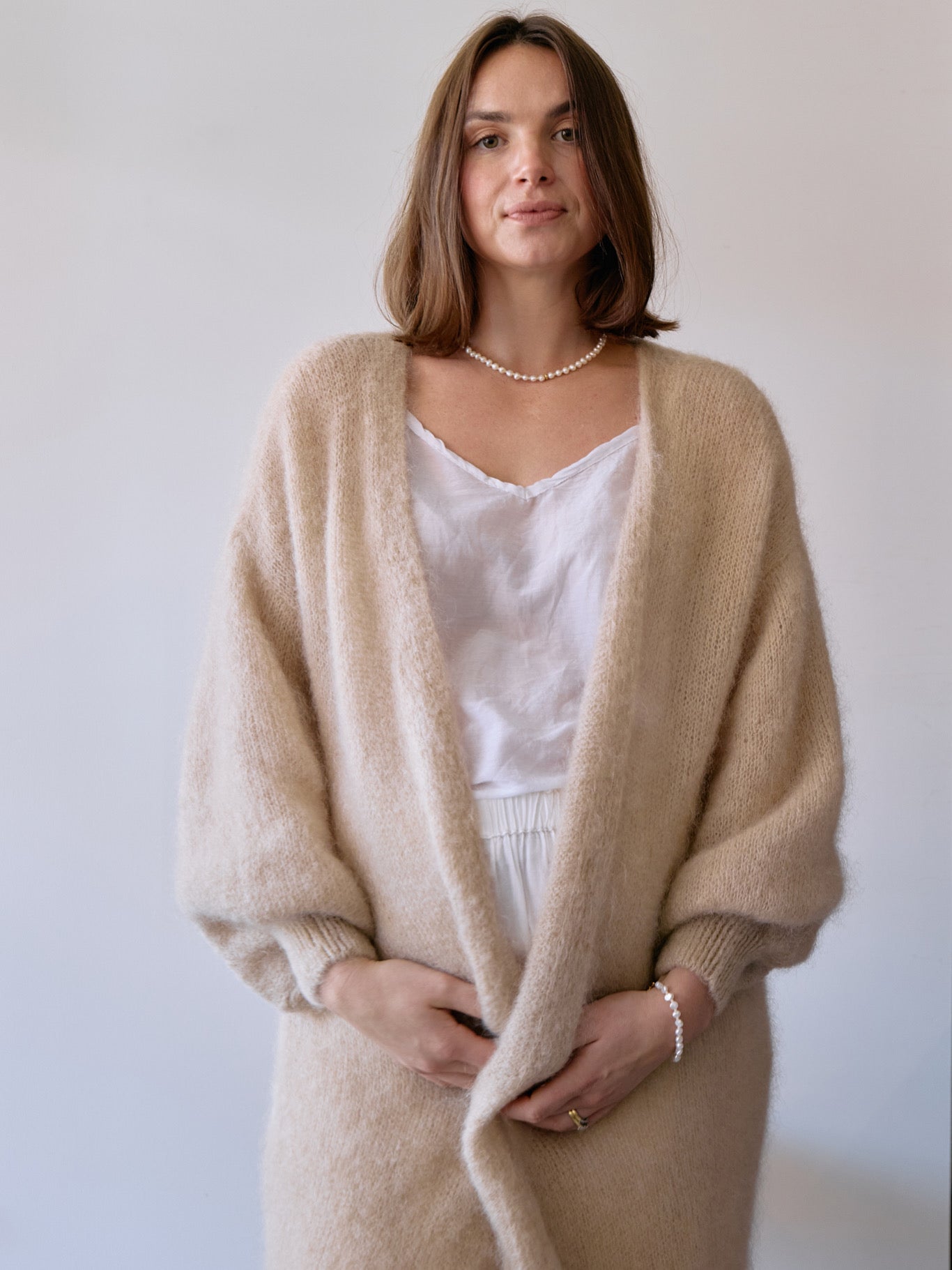 
                  
                    Mohair Wool Cardigan
                  
                