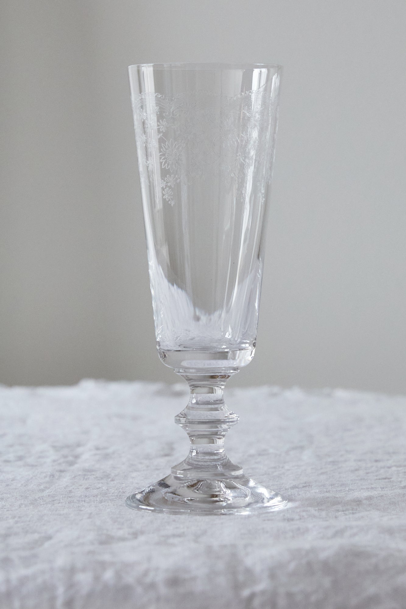 
                  
                    Etched Floral Wine Glasses
                  
                